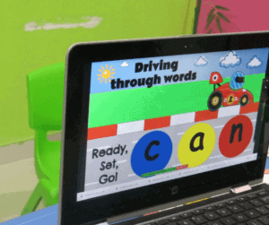 driving through CVC words activity